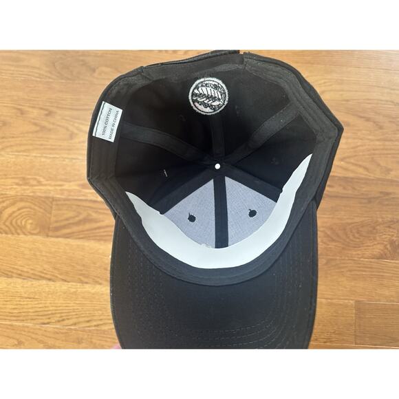 Nub Baseball Cap Stitched Embroidered Nub Logo Black Strapback NEW WITH TAGS - Picture 6 of 7